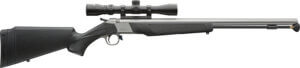 CVA PR2117SSC Wolf V2 50 Cal 209 Primer 24″ Matte Stainless Barrel/Rec Black Synthetic Stock Includes 3-9x32mm Scope