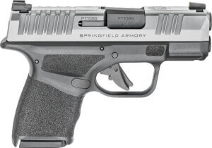 Springfield Armory HC9319S Hellcat Micro-Compact 9mm Luger 13+1/11+1 3″ Melonite Barrel Black Polymer Frame w/Picatinny Acc. Rail & Polymer Adaptive Texture Grip Top Serrated Stainless Steel Slide