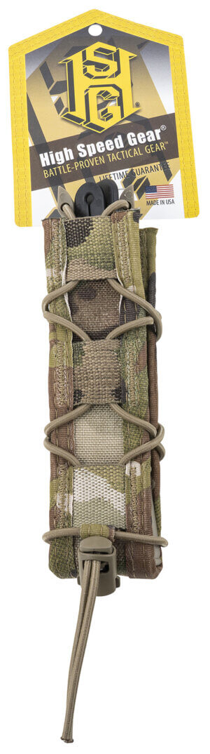 High Speed Gear 11EX00MC TACO Extended Mag Pouch Single MultiCam Nylon MOLLE Compatible w/ Pistol