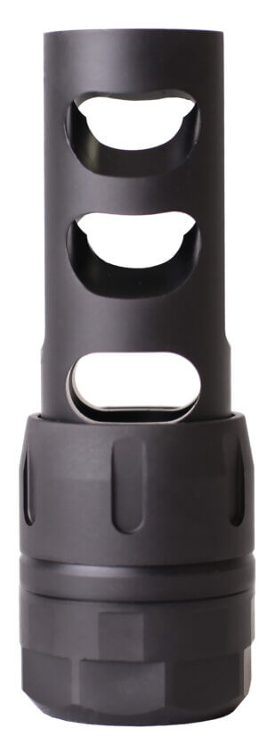 Christensen Arms 8100002300 Side-Baffle  Natural Titanium  1/2-28 tpi Threads  223 Cal (.920″ D Bull barrel)”