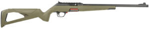 Winchester Repeating Arms 521140102 Wildcat SR 22 LR 10+1 18 Recessed Target Crown Threaded Barrel  Matte Black Barrel/Receiver  Integral Picatinny Rails  Skeletonized OD Green Synthetic Stock  Ghost Ring Sight  Suppressor Ready”