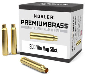 Nosler 10225 Premium Brass Unprimed Cases 308 Win Rifle Brass 50 Per Box