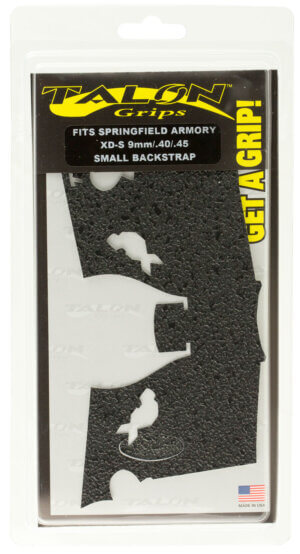 Talon Grips 203R Adhesive Grip  Textured Black Rubber for Springfield XD Subcompact 9 40