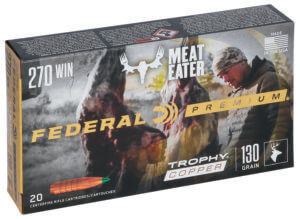 Federal P270TC1 Premium Hunting 270 Win 130 gr Trophy Copper (TC) 20rd Box