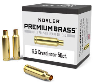 Nosler 10140 Premium Brass Unprimed Cases 26 Nosler Rifle Brass 25 Per Box
