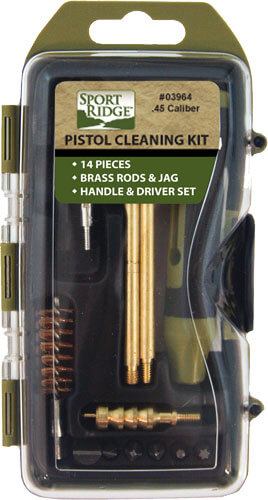 DAC PISTOL SOFT SIDE GUN CLEANING KIT 22 PCS.
