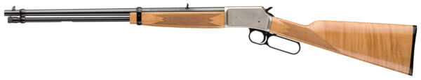 Browning 024127103 BL-22  22 Short 15+1 20 Polished Blued Barrel  Satin Nickel Receiver  Gloss AAA Maple/ Fixed Checkered Stock  Right Hand”