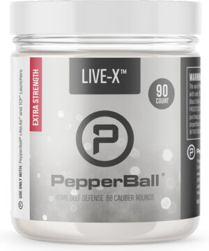 PepperBall 102060306 Live SD Pepperballs Pava .09 oz Red 10 Pack