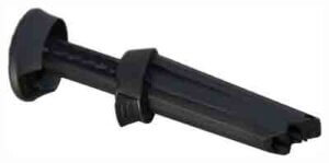 Hogue 15045 OverMolded Collapsible Buttstock Black OverMolded Rubber Black & Mil-Spec Tube for AR15 M16 M4