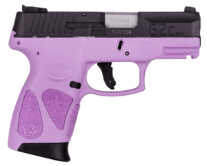 Taurus 1G2C93912LP G2C 9mm Luger 3.25″ 12+1 Light Purple Stainless Steel Slide Light Purple Polymer Grip