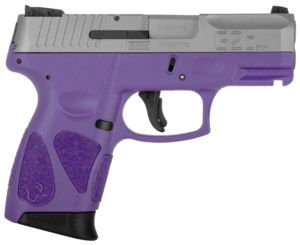Taurus 1G2C93912DP G2C 9mm Luger 3.25″ 12+1 Dark Purple Stainless Steel Slide Dark Purple Polymer Grip