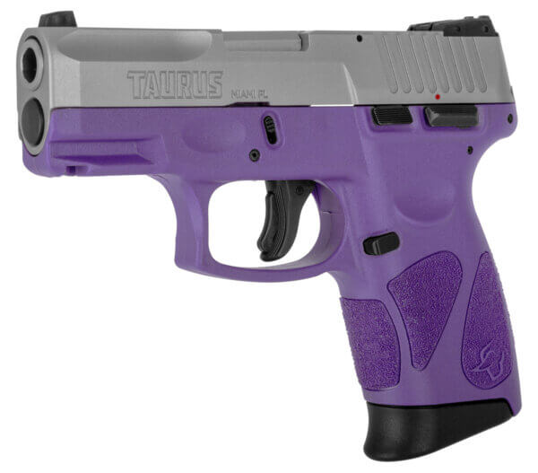 Taurus 1G2C93912DP G2C 9mm Luger 3.25″ 12+1 Dark Purple Stainless Steel Slide Dark Purple Polymer Grip