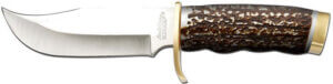 UNCLE HENRY KNIFE NEXT GEN STAGLON 3.1 CAPER W/LTHR SHTH