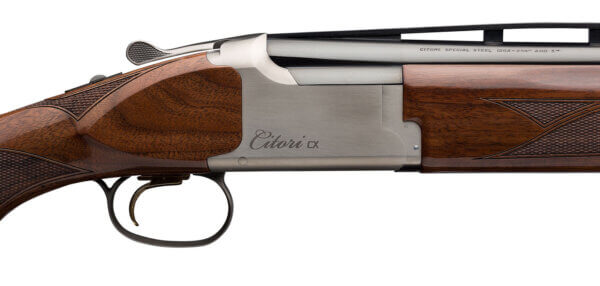 Browning 018184303 Citori CX White 12 Gauge 30 Barrel 3″ 2rd  Silver Nitride Receiver  American Black Walnut Stock With Graco Adjustable Comb”