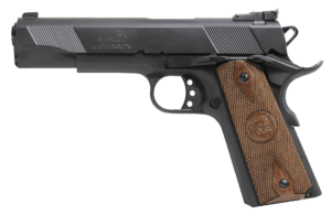 Iver Johnson Arms EAGLEMATTE9 Eagle 9 Government 9mm Luger 5″ 9+1 Matte Blued Blued Steel Slide Double Diamond Checkered Walnut Grip
