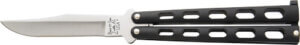 BEAR & SON BUTTERFLY KNIFE 3.58 GALAXY/SS CLIP POINT