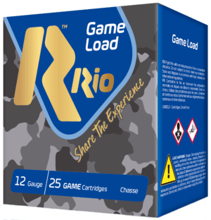 Rio Ammunition SG3275 Game Load Super Game High Velocity 12 Gauge 2.75″ 1 1/8 oz 7.5 Shot 25rd Box