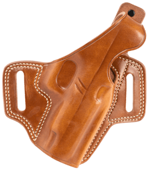 Galco FL834 Fletch OWB Tan Leather Belt Slide Fits Glock 48 Fits S&W M&P Shield EZ Fits Glock 48 MOS Right Hand