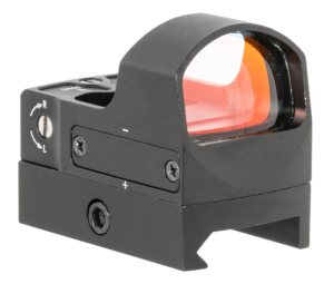 Meprolight USA 88070500 MicroRDS Black 23x17mm 3 MOA Red Dot Illuminated Reticle Fits Glock