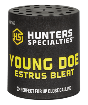 Hunters Specialties 00166 Young Doe Estrus Can Call Doe Sounds Attracts Deer Black