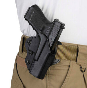 DeSantis Gunhide 159TA8BZ0 Osprey IWB/OWB Tan Leather Belt Slide Fits Glock 43/43x Belt 1.50″ Wide Right Hand