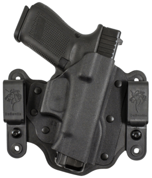 DeSantis Gunhide 160KAB6Z0 Hidden Truth IWB Black Kydex Belt Clip Compatible w/Glock 19/23 Right Hand
