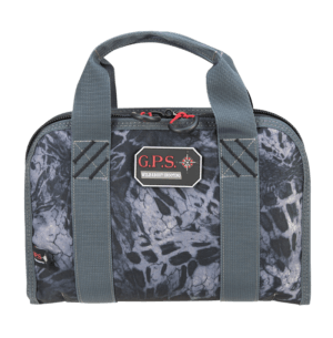 GPS Bags GPS1107PCCB Double Compact with Visual ID Storage System Mag Storage Pockets Lockable Zippers & Black Finish Holds Up To 1-2 Handguns Includes Ammo Dump Cup