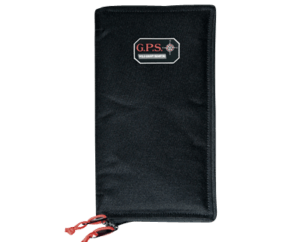 GPS Bags GPS865PS Pistol Sleeve Medium Black Nylon with Locking Zippers & Thin Design Holds 1 Handgun