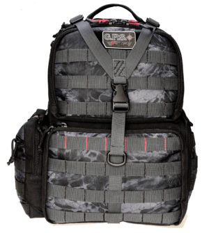 GPS Bags T1612BPP Tactical Range Backpack PRYM1 Blackout 1000D Polyester with Removable Pistol Storage  Visual ID Storage System & Lockable Zippers Holds 3 Handguns  Ammo & Accessories