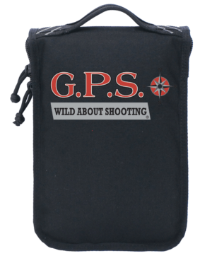 GPS Bags GPST1175PCB Tactical Black 1000D Nylon with Lockable Zippers & DuPont Teflon Coating Holds Medium Pistol & 4 Magazines Compatible with Tactical Range Backpack