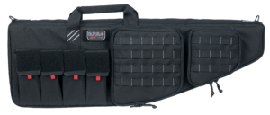 GPS Bags T34SWCB Tactical Hardsided Special Weapons Case Black 1000D Nylon with Visual ID Storage System  3 Removeable Mag Storage Pouches  Lockable Zippers & 2 Padded Lip Holds 1 Rifle & Up To 6 Mags”