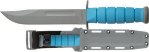 KA-BAR USSF SPACE-BAR KNIFE 7 FINE EDGE W/SHEATH BLK/BLUE