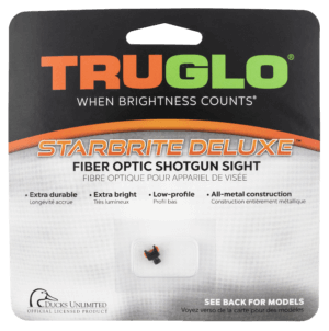 TruGlo TGTG954DG StarBrite Deluxe Bead Black | Green Fiber Optic Front Sight