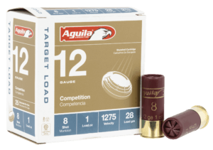 Aguila 1CHB1328 Target Load Competition 12 Gauge 2.75″ 1 oz 8 Shot 25rd Box