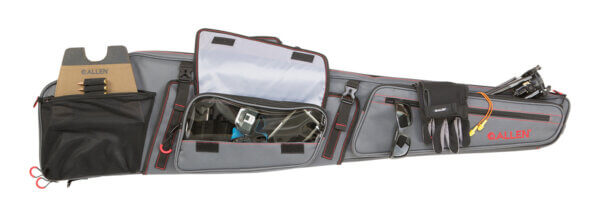 Allen 94948 Gear-Fit Dakota 48″ Gray with Red Accents Padding & Organizer Pocket for Scoped Rifle