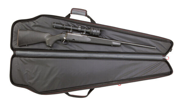 Allen 94948 Gear-Fit Dakota 48″ Gray with Red Accents Padding & Organizer Pocket for Scoped Rifle