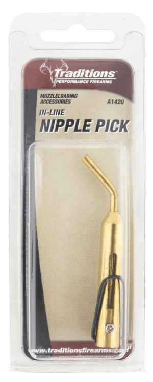 Traditions A1420 Nipple Pick Retractable In-Line Rifle Brass