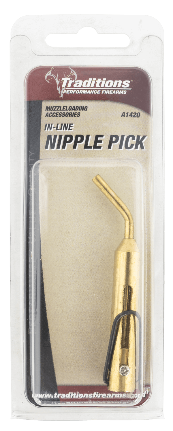 Traditions A1420 Nipple Pick Retractable In-Line Rifle Brass