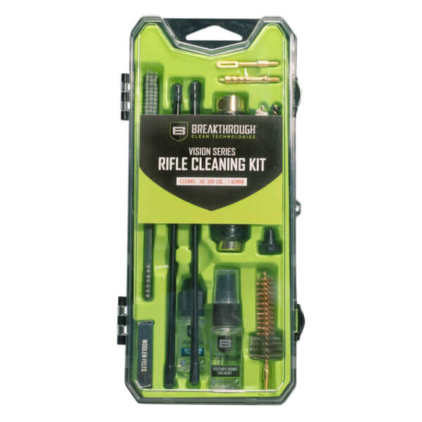 Breakthrough Clean BTCCCAR10 Vision Series Cleaning Kit 30 Cal & AR-10/15 Pieces Multi-Color
