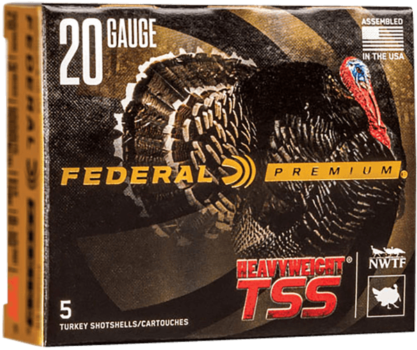 Federal PTSSX257F9 Premium Heavyweight TSS 20 Gauge 2.75″ 1 1/8 oz 9 Shot 5rd Box