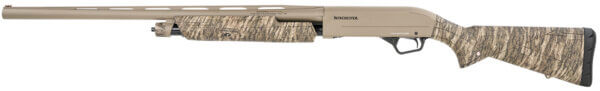 Winchester Repeating Arms 512364291 SXP Hybrid Hunter 12 Gauge 3.5 4+1 (2.75″) 26″ Vent Rib Barrel w/Chrome-Plated Chamber & Bore  Flat Dark Earth Perma-Cote Barrel/Alloy Receiver  Mossy Oak Bottomland Stock & Forearm  Includes 3 Invector-Plus Chokes”