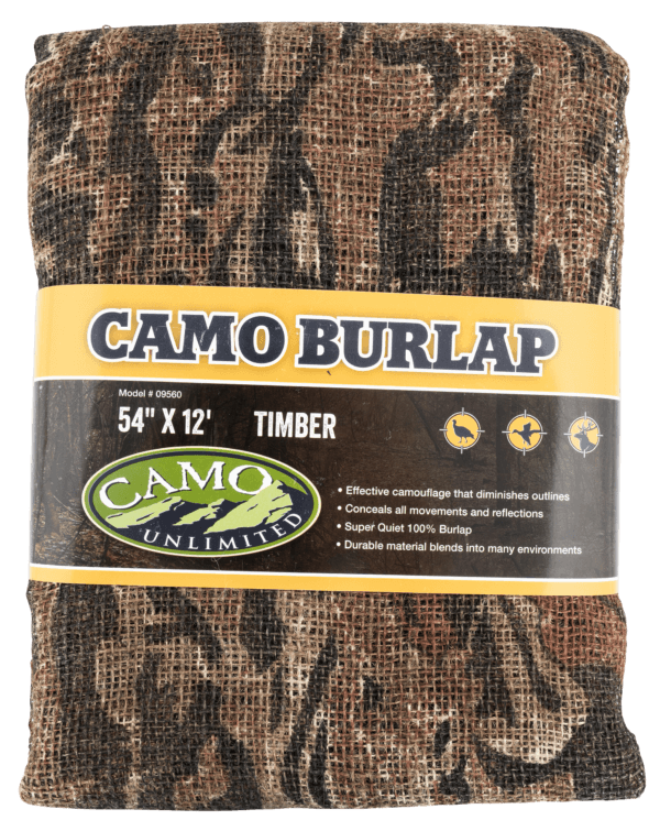 Camo Systems 9560 Burlap Timber Camo 54″ x 12′