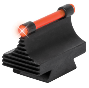 TruGlo TG-TG95450RR 3/8″ Dovetail Front Sight .450″ Red Ramp Black for Rifle
