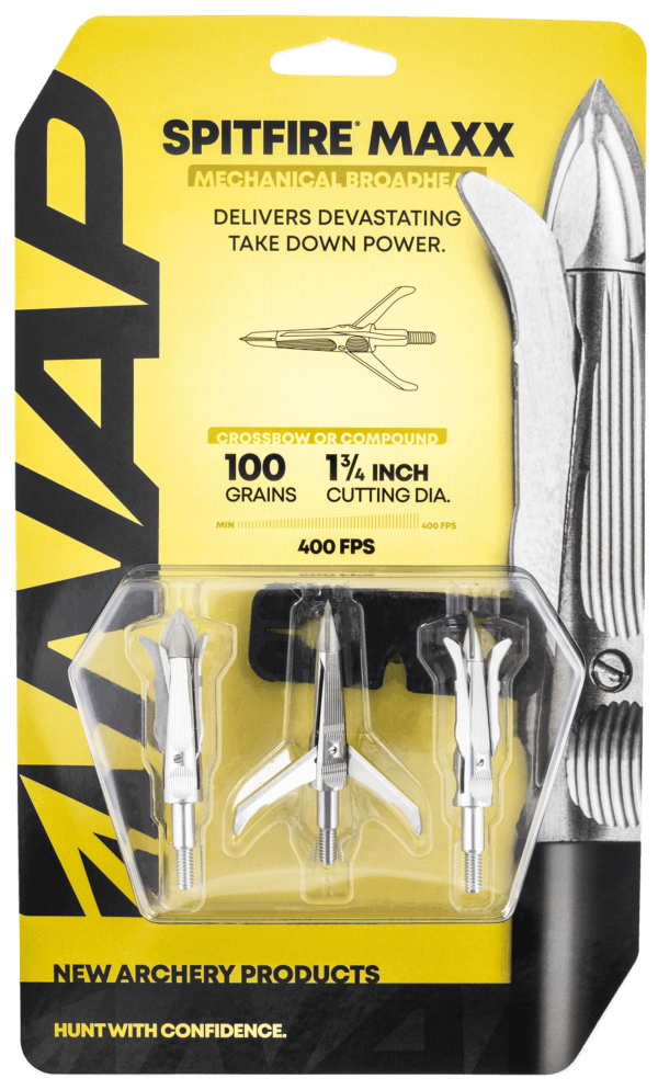 NAP NAP-60-665 Spitfire Maxx Cut On Contact Mechanical 100 grain Silver