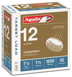 Aguila 1CHB1347 Target Load Competition 12 Gauge 2.75″ 1 1/8 oz 7.5 Shot 25rd Box