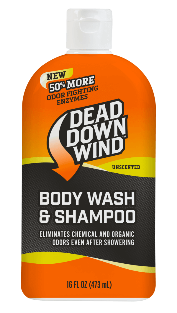 Dead Down Wind 121618 Shampoo/Body Wash Odor Eliminator Unscented Scent 16 oz