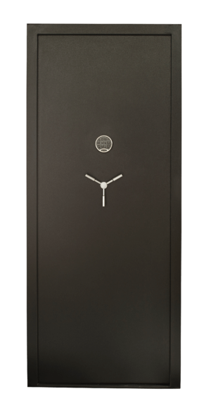 SnapSafe 75416 Vault Door In-Swing Black 12 Gauge Steel 32.80″W x 81″H Access Code/Key Entry