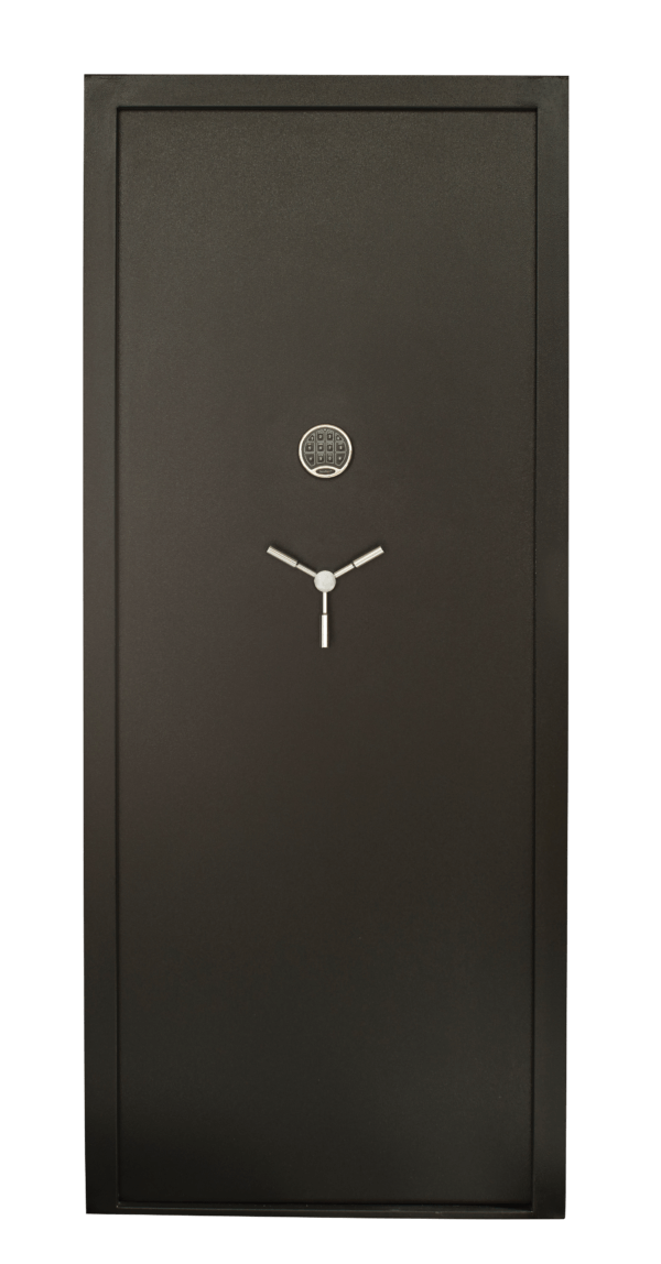 SnapSafe 75416 Vault Door In-Swing Black 12 Gauge Steel 32.80″W x 81″H Access Code/Key Entry