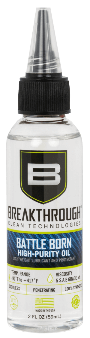 Breakthrough Clean BTO2OZ Battle Born High-Purity Oil 2 oz Squeeze Bottle