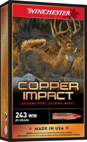Winchester Ammo X300CLF Copper Impact Hunting 300 Win Mag 150 gr Copper Extreme Point Lead-Free 20rd Box